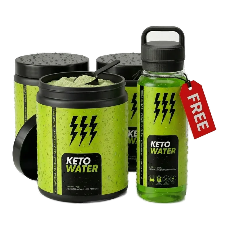 KetoWater Natural Weight Management Formula — 3 Bottle / 90 Day Pack